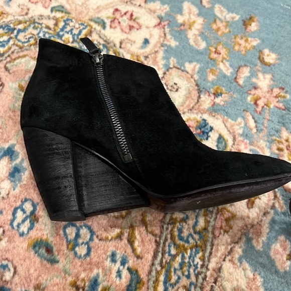 Marsell Black Suede Ankle Boots Size 36 1/2 - Picture 5 of 10